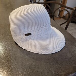 Sun N Sand white Beach Hat. UPF 50+ sun hat cap